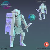 Cyber City SWAT 3D-printed model